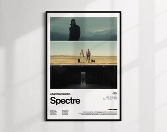 Póster de la película Spectre / Arte mural moderno, película de acción de James Bond 007 (Descarga en PDF)