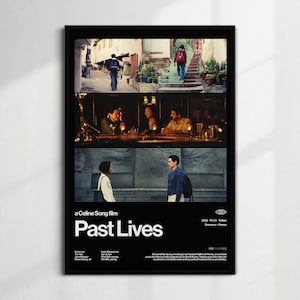 Past Lives Movie Poster | Modern Wall Art, A24 Romance Film (PDF Download)