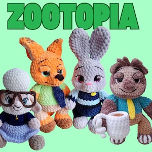 Nick wilde crochet - Etsy 日本