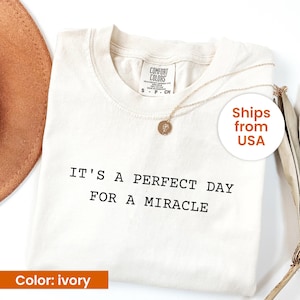 Comfort Colors® IVF Mom and Dad Gift Shirt, Transfer Day It&#39;s A Perfect Day for A Miracle Shirt for Couples, Ivf Strong Matching Tee