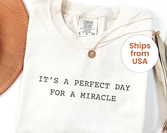 Comfort Colors® IVF Mom and Dad Gift Shirt, Transfer Day It&#39;s A Perfect Day for A Miracle Shirt for Couples, Ivf Strong Matching Tee