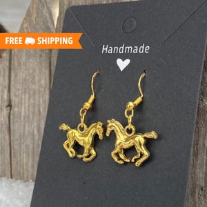 Horse earrings, Mom jewelry gifts, Earrings for her, Stocking stuffers for women, Horse jewelry for women, Horse earrings for girls, Horse.