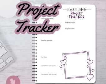 Work in Progress Craft Project Planner Insert Pages for Personalized Planning and record keeping, Digital Download