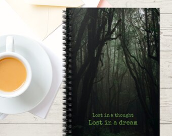 Lost in a Thought, Lost in a Dream | Spiral Notebook - Ruled Line