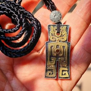 Brass Taotie Amulet: Feng Shui Wealth & Evil Protection