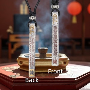 Handcrafted Taoist Tianpeng Ruler Pendant Set- Sacred Protection Amulet for Home & Personal Defense Against Evil Spirits - Spiritual Gift