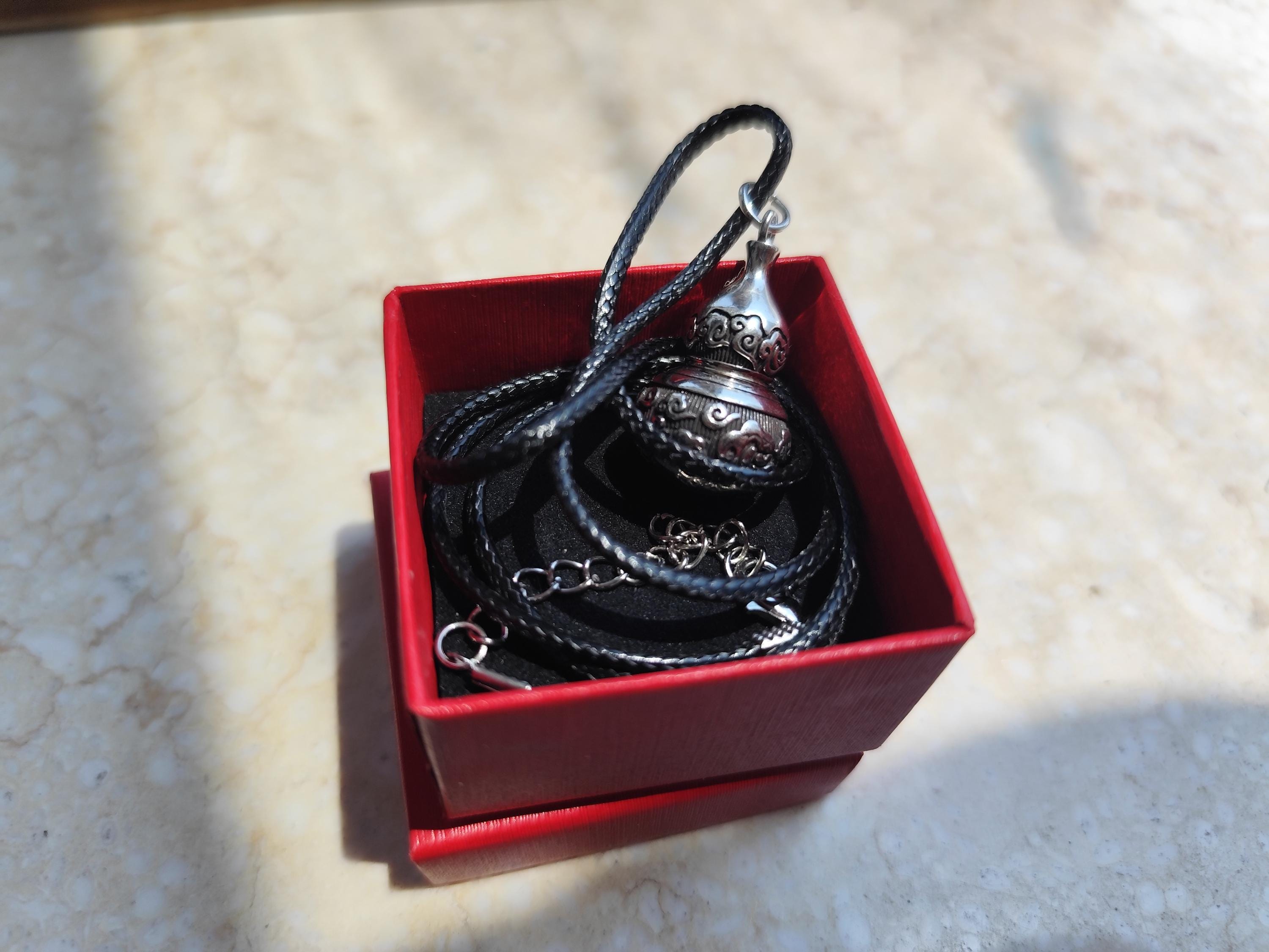 手作り銅製道教ひょうたんお守りネックレス：魔除けのお守り 