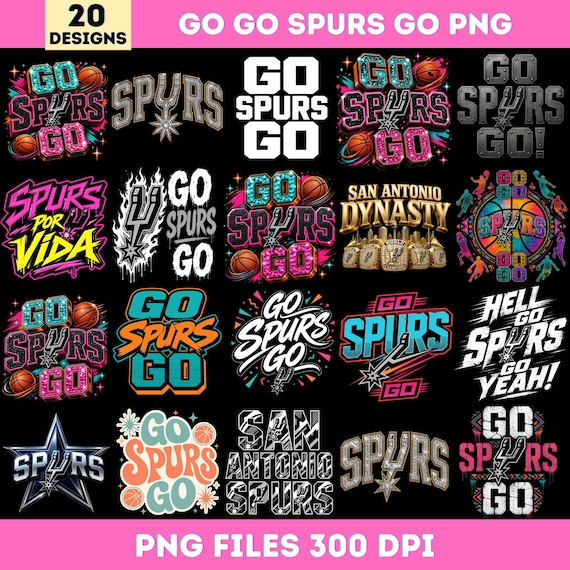 22 Design Files Go Spurs Go PNG, San Antonio Basketball PNG, Game Day Shirt Png,Basketball Fan Graphic, Playoff Shirt PNG,Digital Download