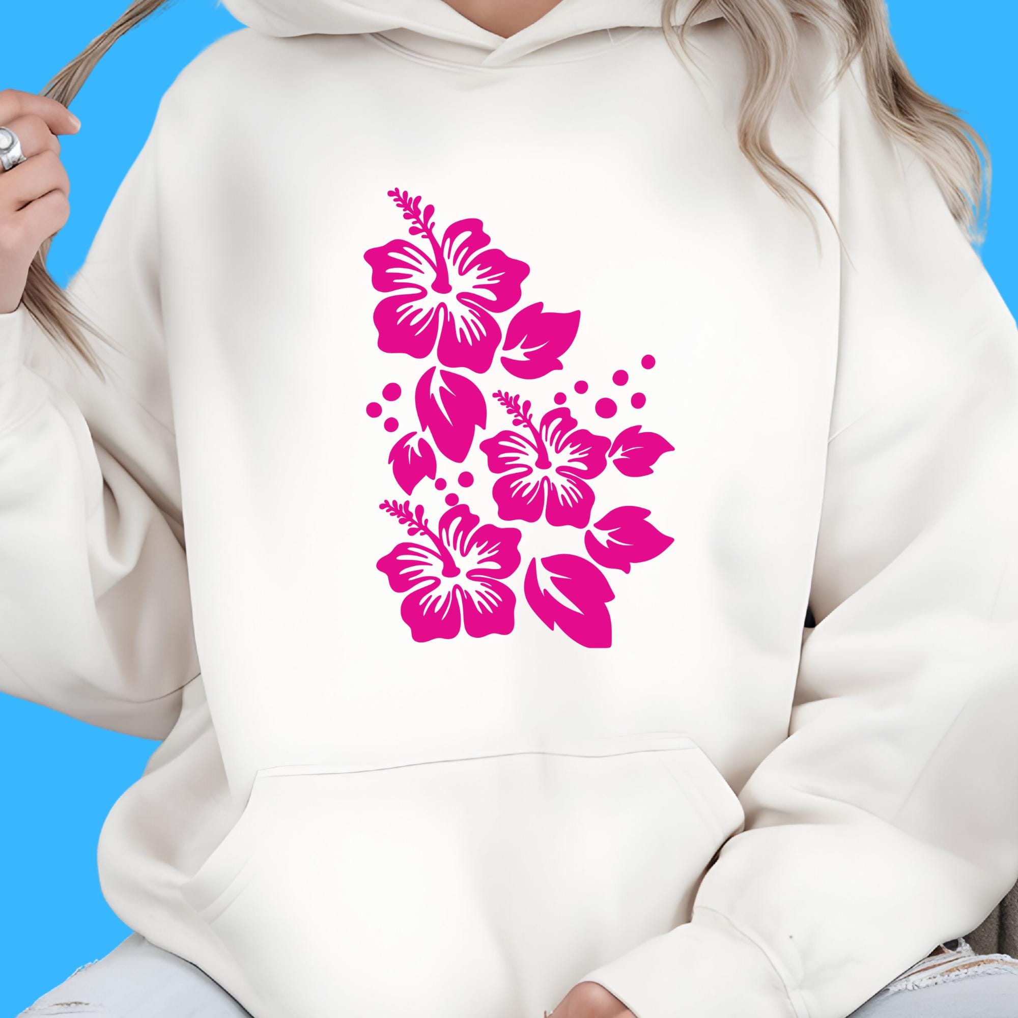 Hibiscus Flowers Svg Bundle, Hibiscus Svg Png, Tropical Floral Clipart ...