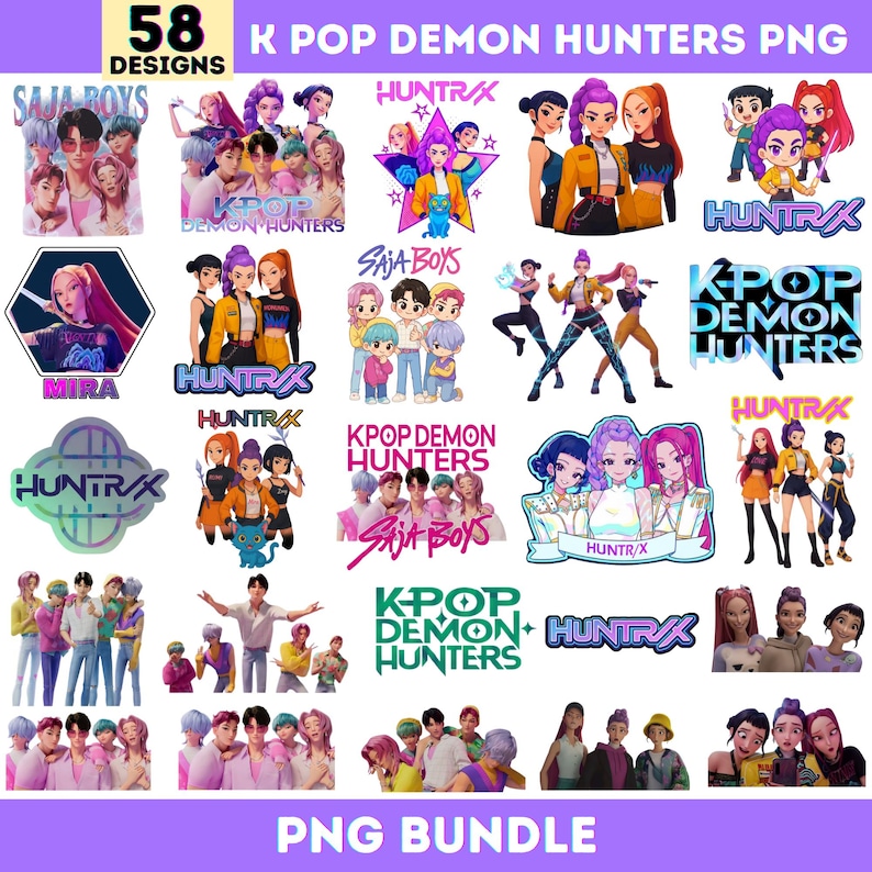 Noel Jogging Survêtement Ensemble 2 Pièces Kpop Demons Hunters Pour