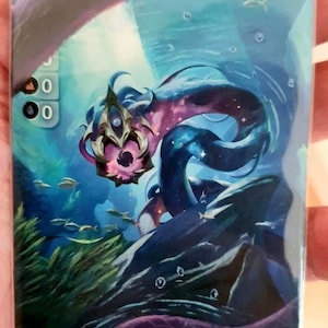Carte Altered peinte à la main – Commande personnalisée – Illustration unique (acrylique)