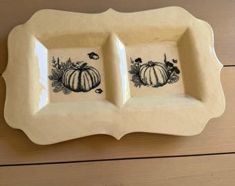 Autumn Serving Tray | Handmade Fall Pottery