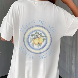 Rüfüs Du Sol House Music Tee, Unisex Electronic Music Lover Shirt, Heavy Cotton Tshirt, Festival Wear, EDM Fan Gift, Music Festival