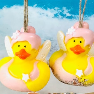 Rosa Feenenten, Gummienten, Entenliebhaber, Kreuzfahrtente, Jeep-Ente, Geburtstagsgeschenk, Mitarbeitergeschenk, geformte Verzierungen, Kreuzfahrt-Dekor, Entendekor
