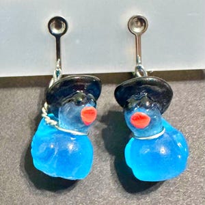 Duck Clip On Earrings, Glow in the Dark Jewelry, Summer Jewelry, Cute Earrings, Kid Gift, Birthday Gifts, Duck Jewelry, Duck Accessories,