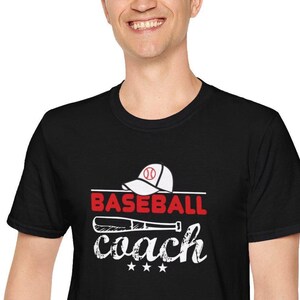 Funny Baseball Coach Shirt, Custom Coach Game Day Shirt, Baseball Coach T-Shirt, Baseball Dad Tee, Retirement Gift for Baseball Coach