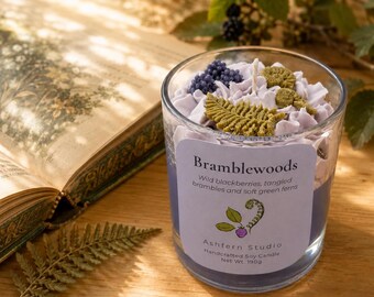 Bramblewoods Candle | Blackberry Soy Candle | Cottagecore Gift