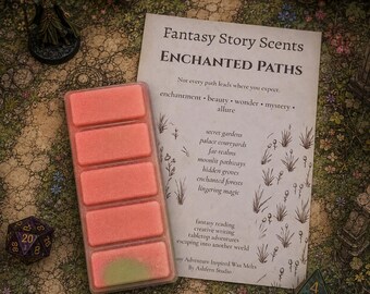 Fantasy Story Scents | 'Enchanted Paths' | Immersive Wax Melts Inspired by Adventure & Magic