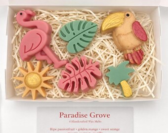 Paradise Grove Wax Melts |  Tropical Mango & Passionfruit Scent