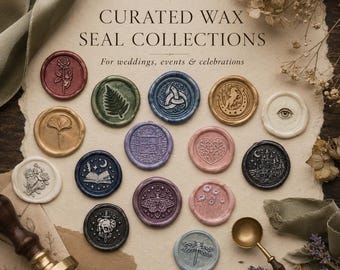 Curated Wax Seal Collections | Weddings, Events & Themed Stationery