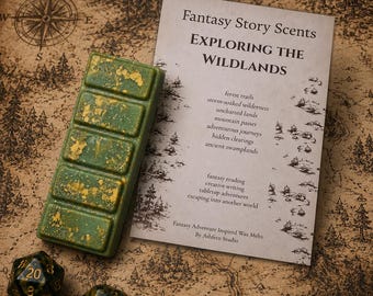 Fantasy Story Scents | 'Exploring the Wildlands' | Immersive Wax Melts Inspired by Adventure & Magic