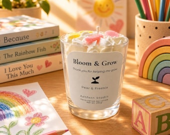 Bloom & Grow Candle | Thank You For Helping Me Grow Teacher Gift