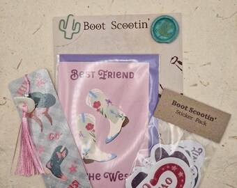Country Western Gift - Create Your Own Cowgirl Stationary Set