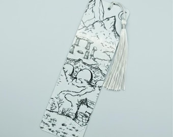 Fantasy Map Bookmark | Book Lover Gift for Readers