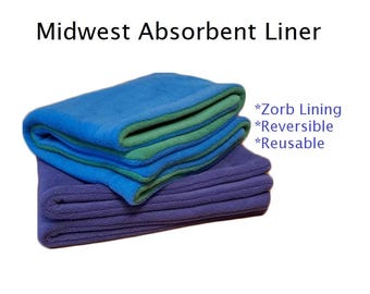Midwest Fleece Cage Liner, Reversible Antipill Fleece Bedding, Absorbent Pet Cage Liner, Hypoallergenic Zorb Inside, Machine Wash