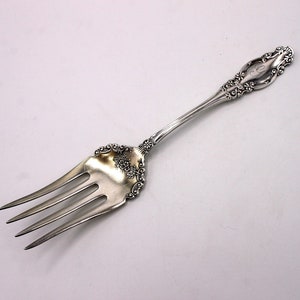 Silver Plate Cold Meat Fork in Melrose by Wm Rogers