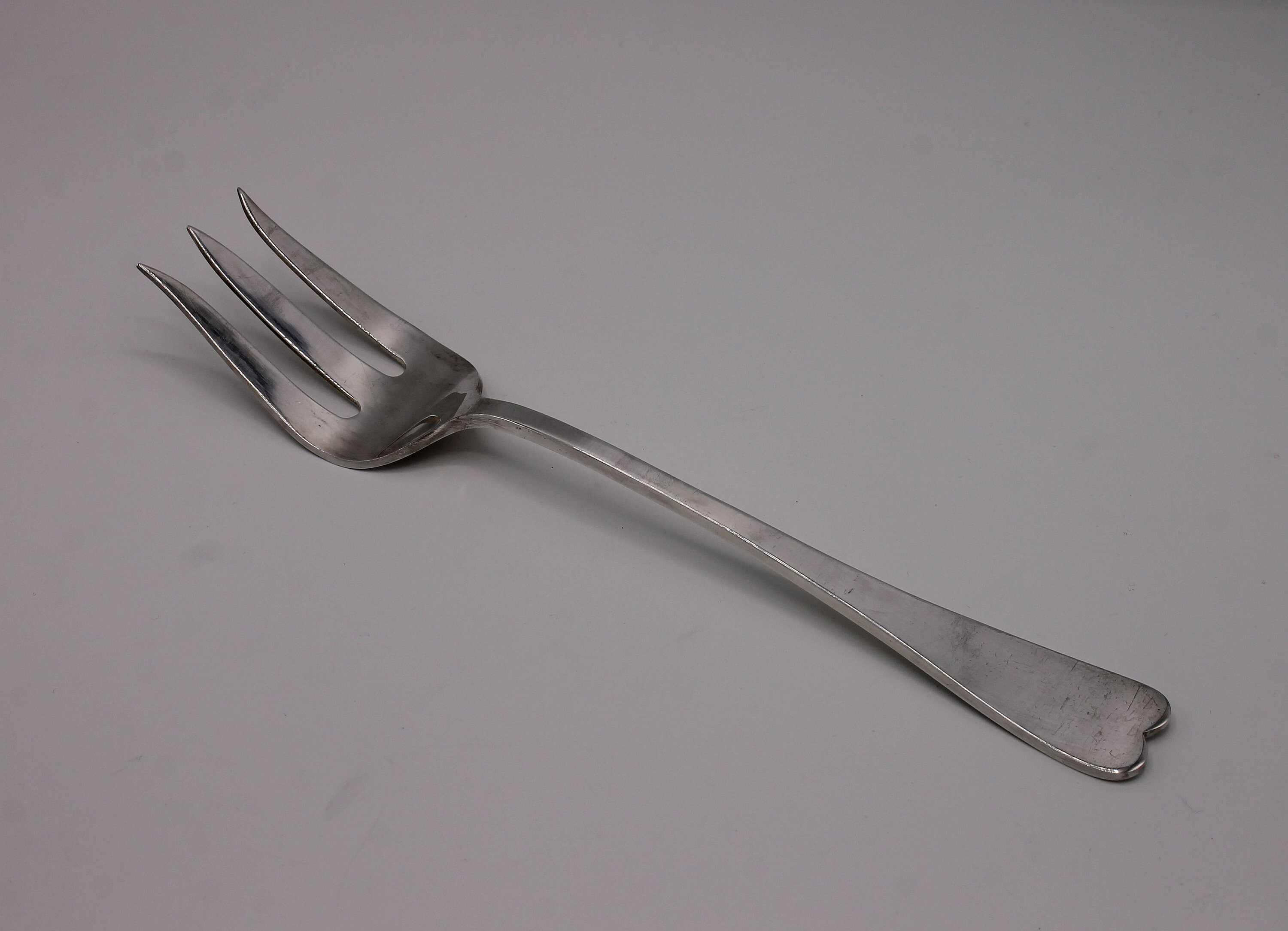 Extra Large Silver Plate Serving Fork by Reed and Barton Etsy