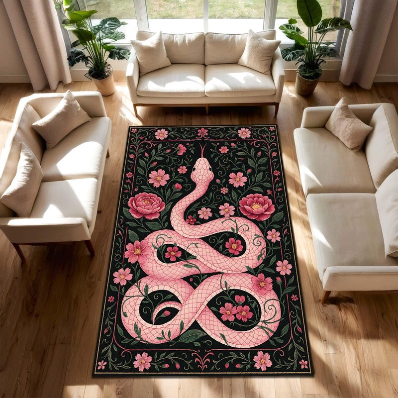 Snake Rug - Etsy
