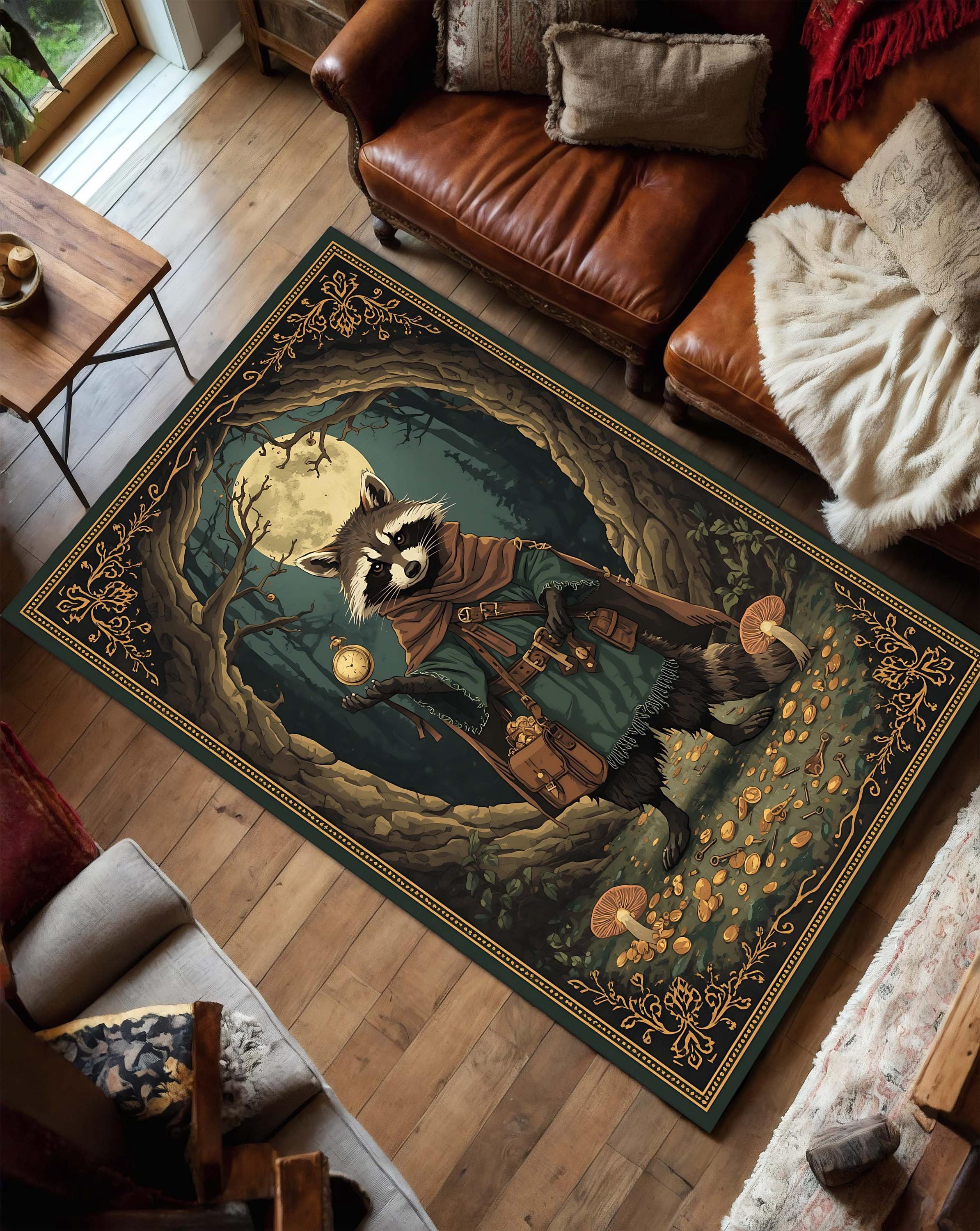 気まぐれなアライグマの魔法使いエリアラグ、ファンタジーウッドランド