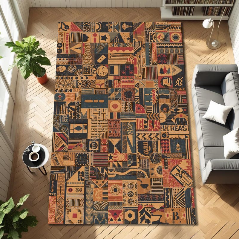 Rug Afro Bohemian - Etsy