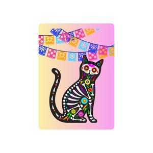 Naipes coloridos con temática de gatos, juego de póker artístico, diversión para la noche de juegos, regalo para amantes de los gatos, diseño de cartas único