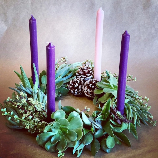 Advent Wreath Etsy