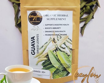 Organic Dried Guava Leaves: Herbal Tea from Sri Lanka