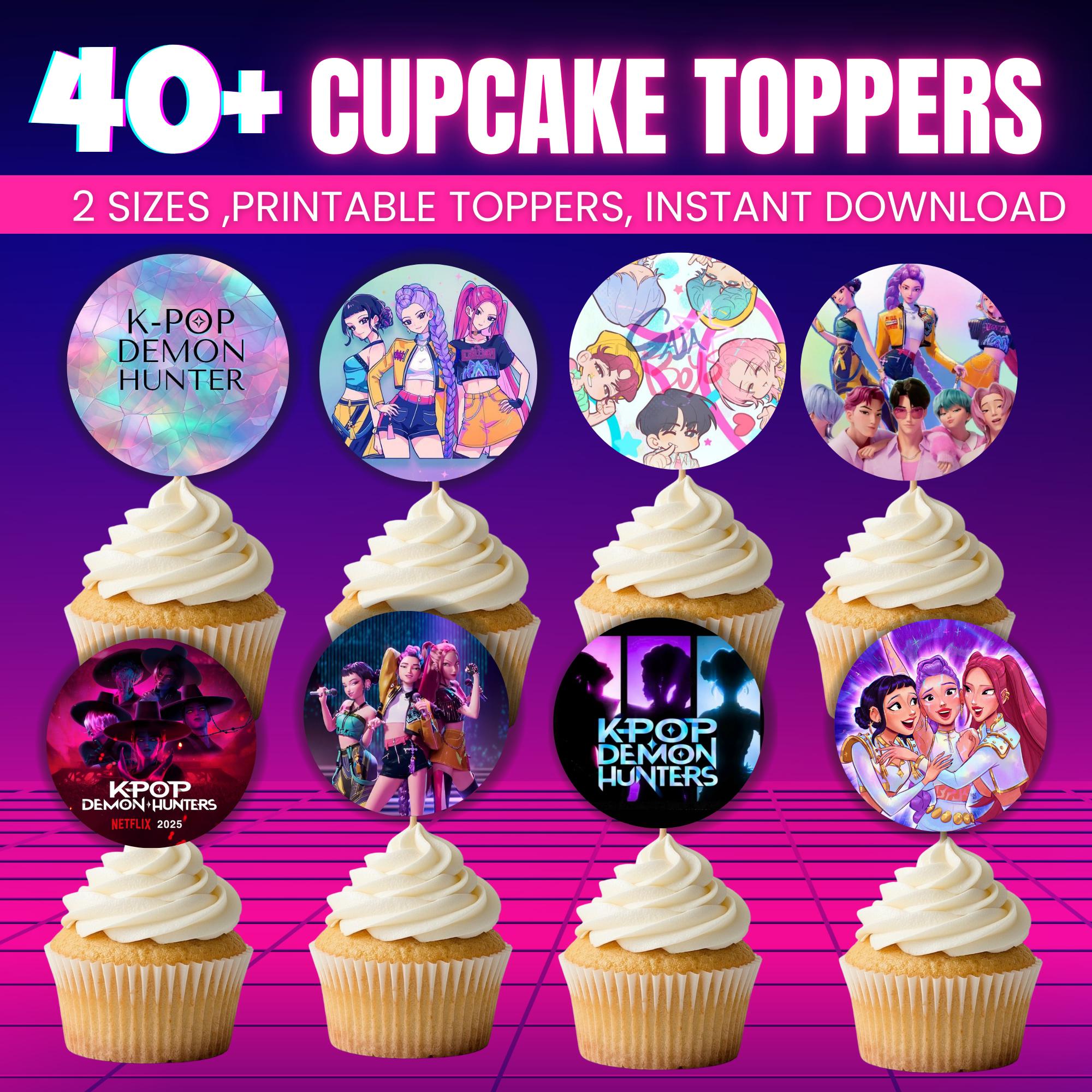 Décorations D'anniversaire Kpop Rumi Zoey Mira Pour Enfants Et Filles