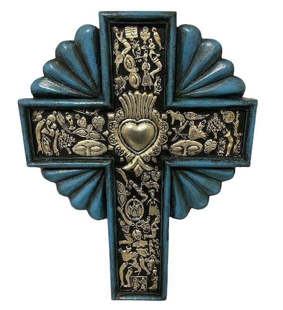 直送商品 | Charms Milagros With Cross Wood Nicho Milagros Ex-voto その他