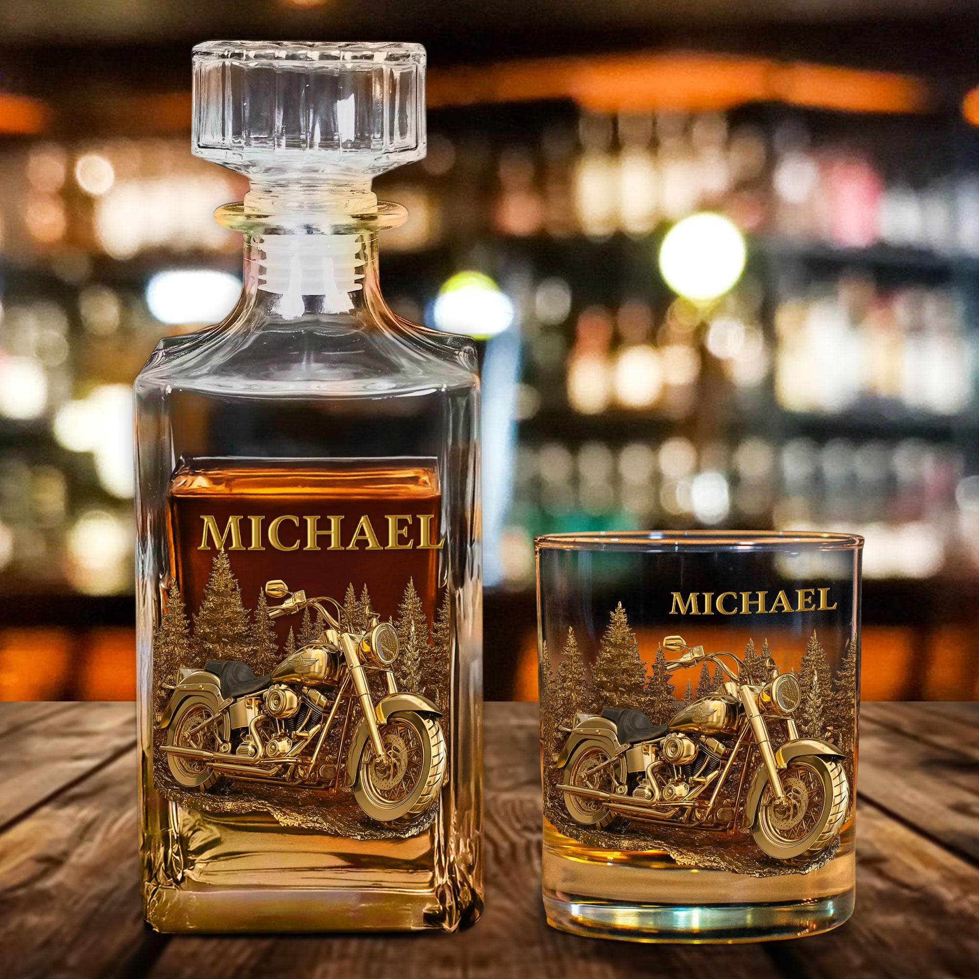 Harley davidson whiskey bottle - Etsy 日本