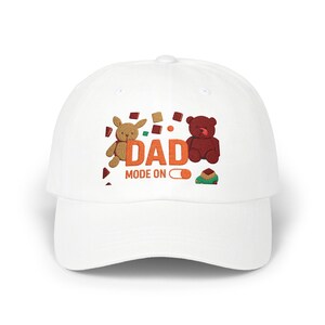 Dad Mode - カジュアルダッドハット、父の日ギフト、家族でのお出かけアクセサリー、普段使い、刺繍入りダッドハット