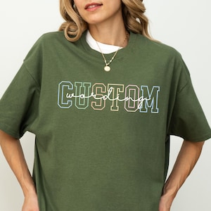 Custom T-Shirt, Custom Text Shirt, Custom Bachelorette Tshirt, Customized Tshirt, Custom Adult Shirt, Cute Custom Tee for Mom, Gifts for Her