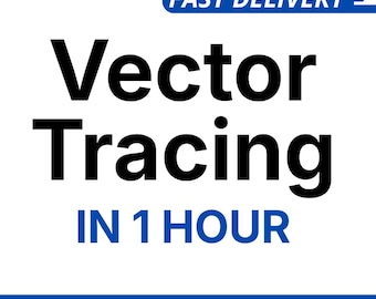 Manual Vector Tracing Service, Image to Vector, Convert Logo to Vector (svg, ai, eps, pdf) Custom Vector Art, Vector Redraw (Fast Delivery)