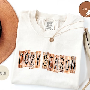 Comfort Colors Fall Shirt, Tis the Season Shirt, Fall Football Shirt, Women&#39;s Fall Shirt, Pumpkin Season, Fall Harvest Shirt, Autumn Doodle