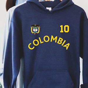 Colombia hoodie, Colombia Jersey Tee for Sports Fans, Colombia fans gift, Colombia world cup, Retro Colombia jersey, world cup jersey