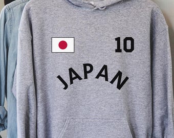 Moletom do Japão, camisa do Japão, futebol japonês, basquete japonês, Copa do Mundo de Basquete, número personalizado, presente do Japão, Copa do Mundo