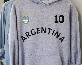 Sudadera con capucha de Argentina, camiseta de Argentina para fanáticos del deporte, regalo para fanáticos de Argentina, Copa del Mundo de Argentina, camiseta retro de Argentina
