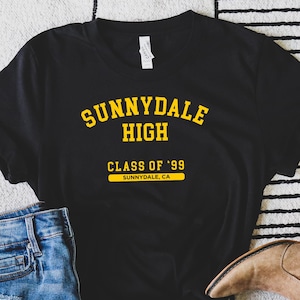 Sunnydale Tee, Sunnydale High School Shirt, Buffy Vampire Slayer Merch, Mascot, School Logo, Buffy Tee, Tv Show