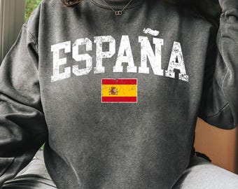 Espana comfort colors Sweatshirt, Espana Tee. Espana shirt,Spain Coat of Arms Men's T-shirt, España Coat of Arms