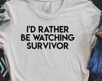Survivor Tee, Survivor Shirt, Survivor fan,Survivor tv show, Immunity Idol Shirt, Jeff Probst, Survivor TV, Reality TV, Survivor Show